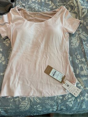 OGL Light Pink Scoop Neck Short Sleeve Tee